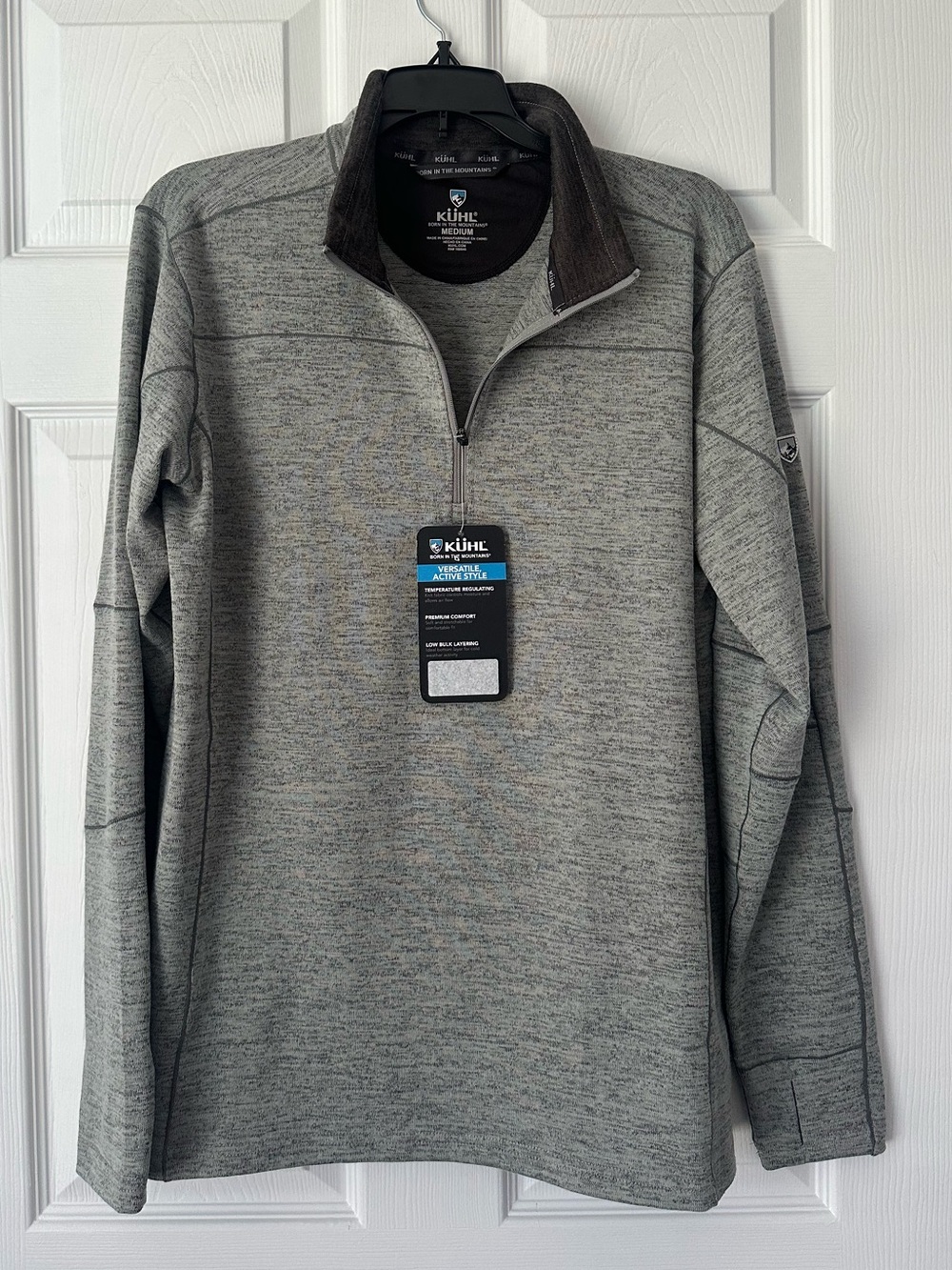 KUHL Revel Quarter-Zip Fleece Sweater Medium